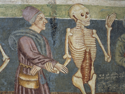 depiction of Black Death