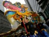 Chinese dragon mask on parade