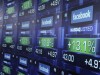 stock market screens showing Facebook IPO