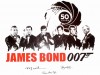 James Bond 50th anniversary poster
