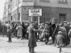 people on street of Jewish ghetto, 1940s